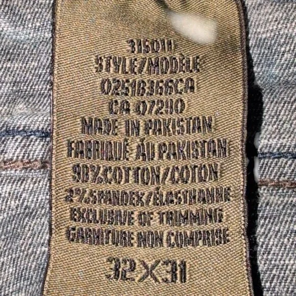 Urban Star Jeans Dark Wash Men s Size 32 15 with Design Back and 5 Pocket - Picture 9 of 9